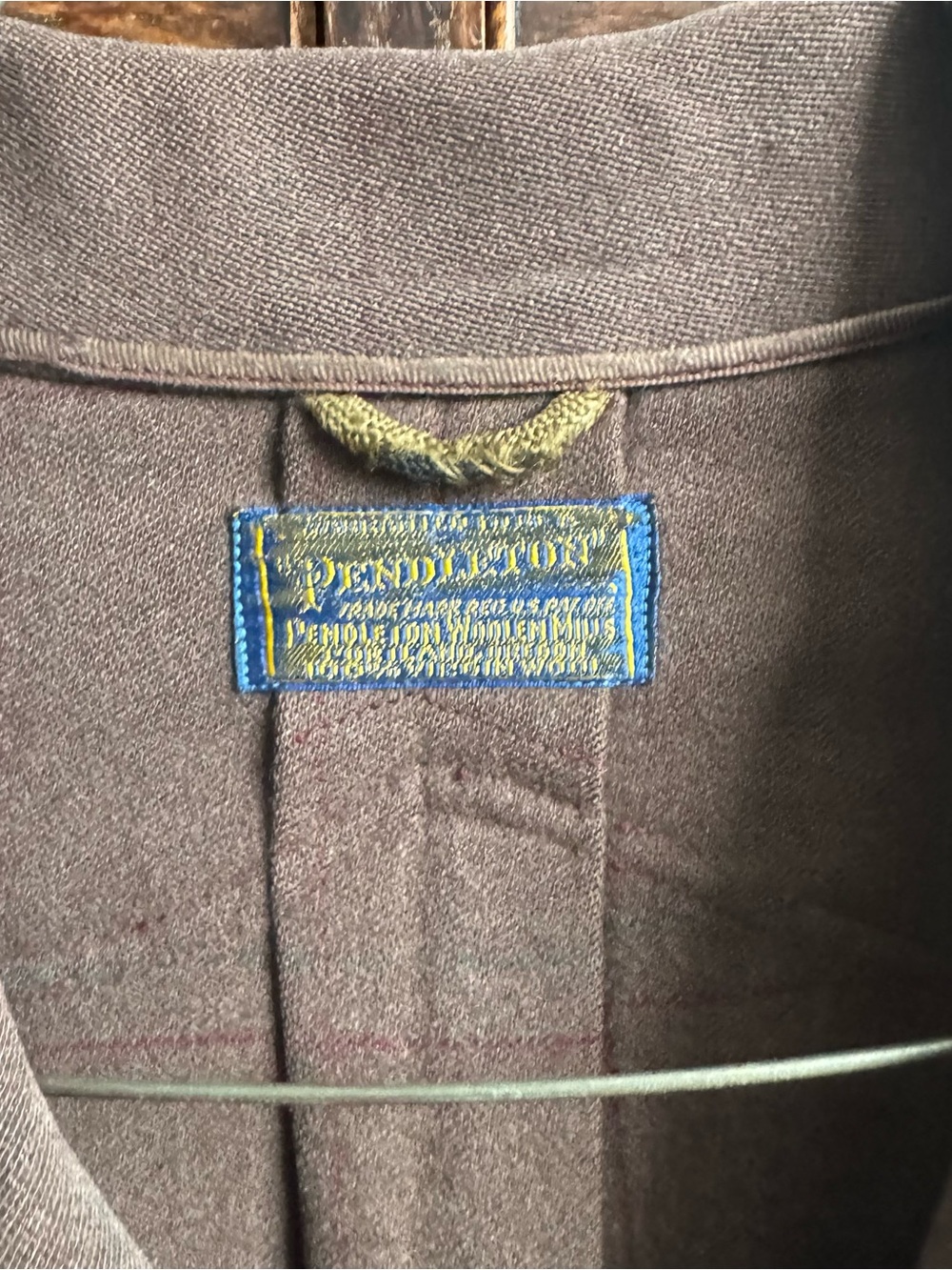 Pendleton Brown Zip-Front Jacket - Picture 2 of 5